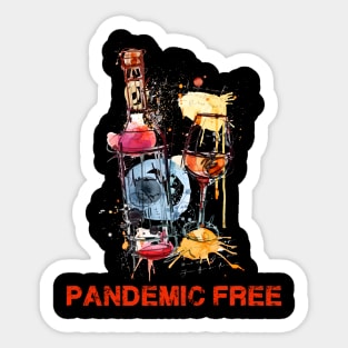 Pandemic Free Sticker